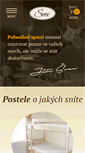 Mobile Screenshot of postele-pokoje.cz